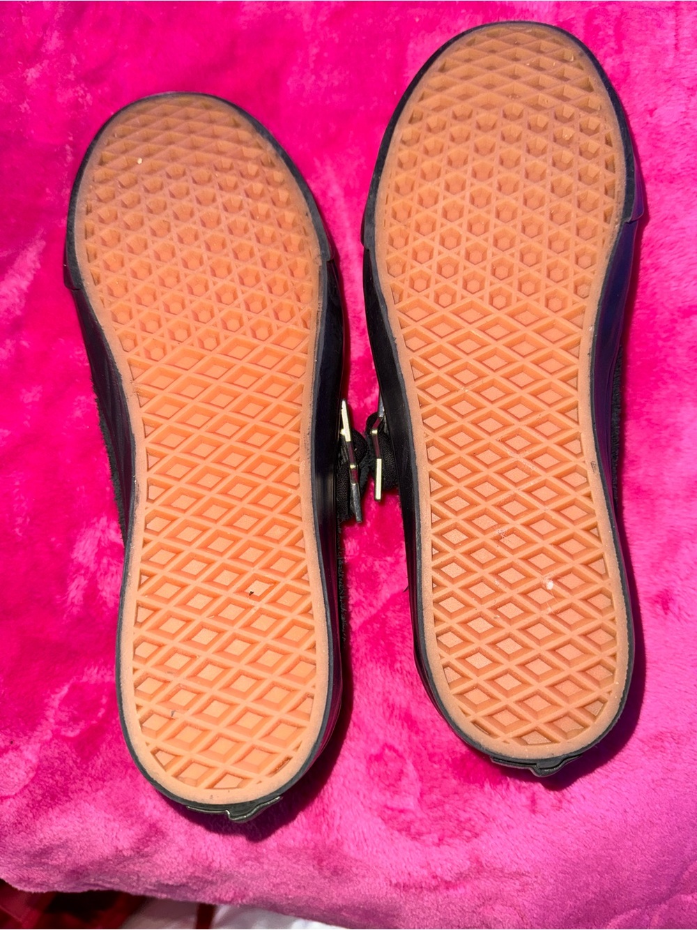 Vans Black Suede Platform Mary Janes with Star Buckle - Picture 3 of 3